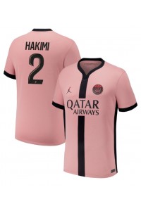 Paris Saint-Germain Achraf Hakimi #2 Jalkapallovaatteet Kolmaspaita 2024-25 Lyhythihainen